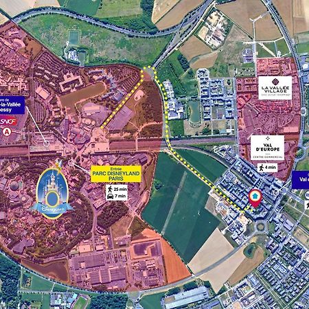*Disneyland/Chessy* Appartement Idealement Situe Chessy  Bagian luar foto